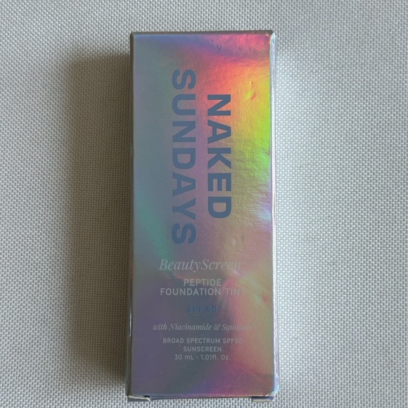 NWT Naked Sundays BeautyScreen Mineral Peptide Foundation Tint SPF 50 - Picture 5 of 6